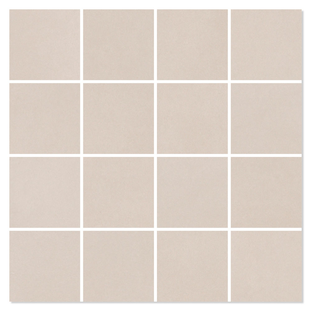 Mosaikkflis La Vernelle Beige Matt 30x30 (7x7) cm
